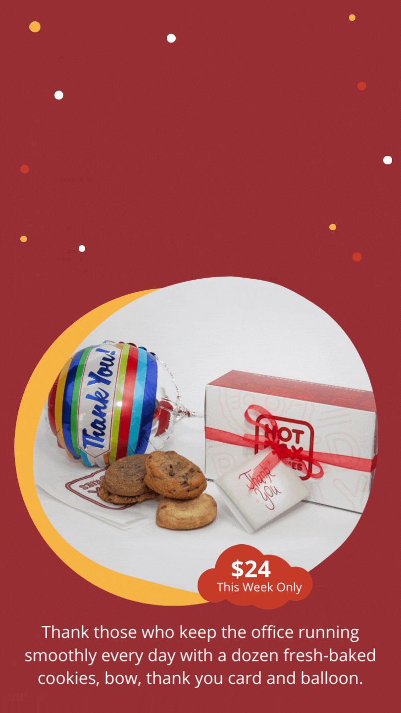 Happy Administrative Professionals Day! Hot Box Cookies